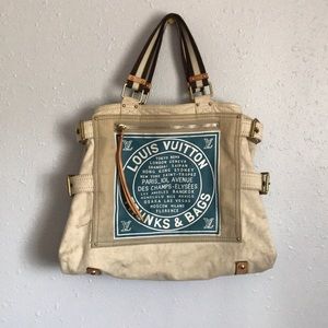 louis vuitton trunks and bags canvas tote